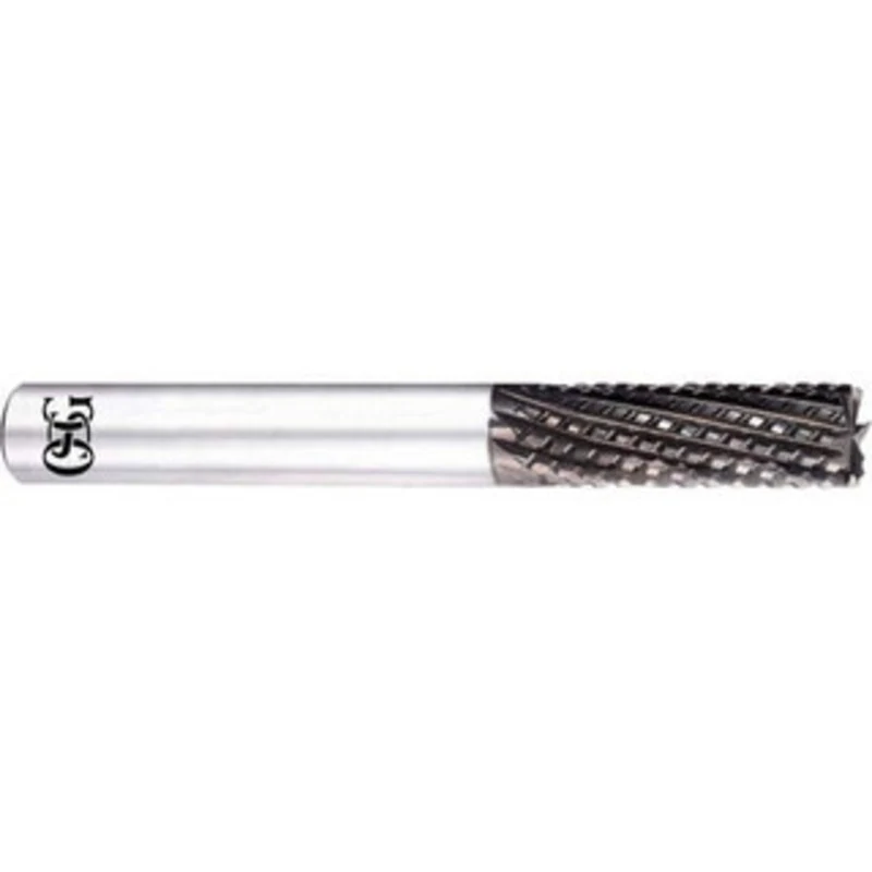 OSG 1/4 Diam, 1 LOC, 1/4 Shank Diam, 10-Flute Square-End Diamond-Pattern Router Bit Solid Carbide, Finish, 3 OAL, Use...
